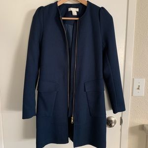 Navy H&M short coat